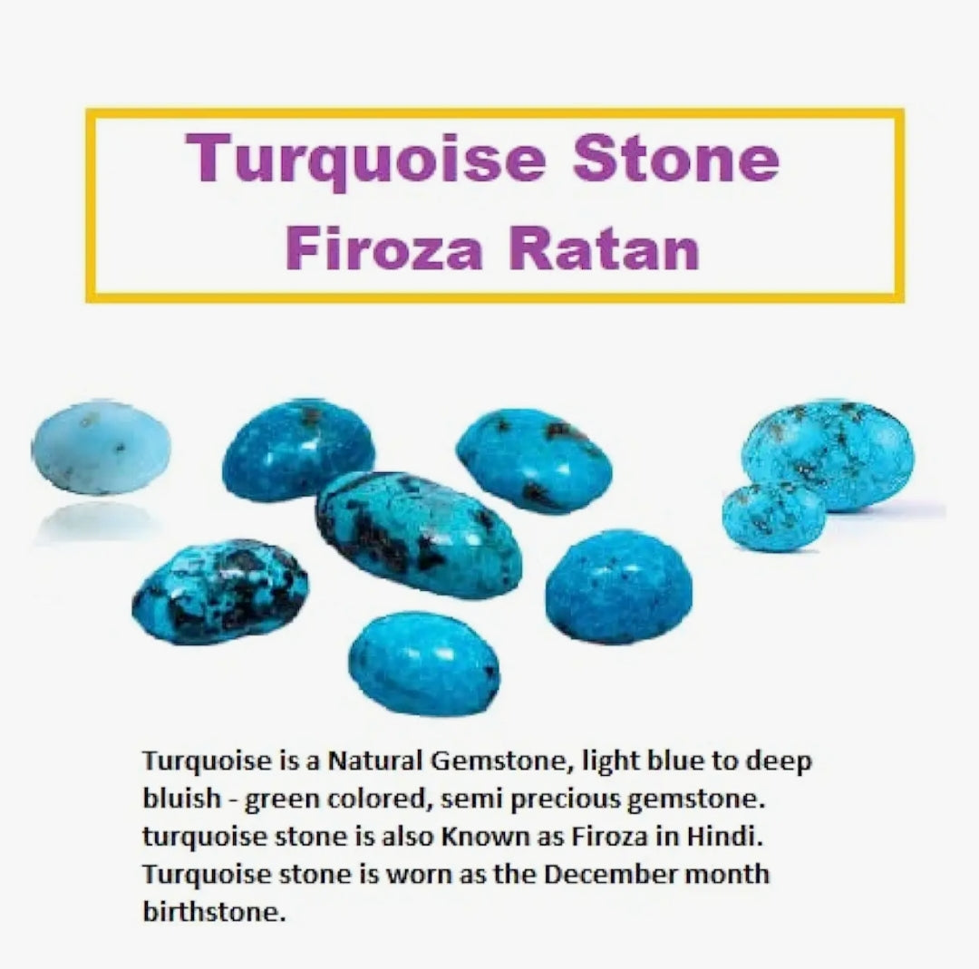 Natural Irani Firoza Stone Original Certified Ring Bracelet Locket & Other Jewelry Making Unheated Untreated A1 Quality Beautiful Turquoise Stone Firoja Ratan for Men & Women