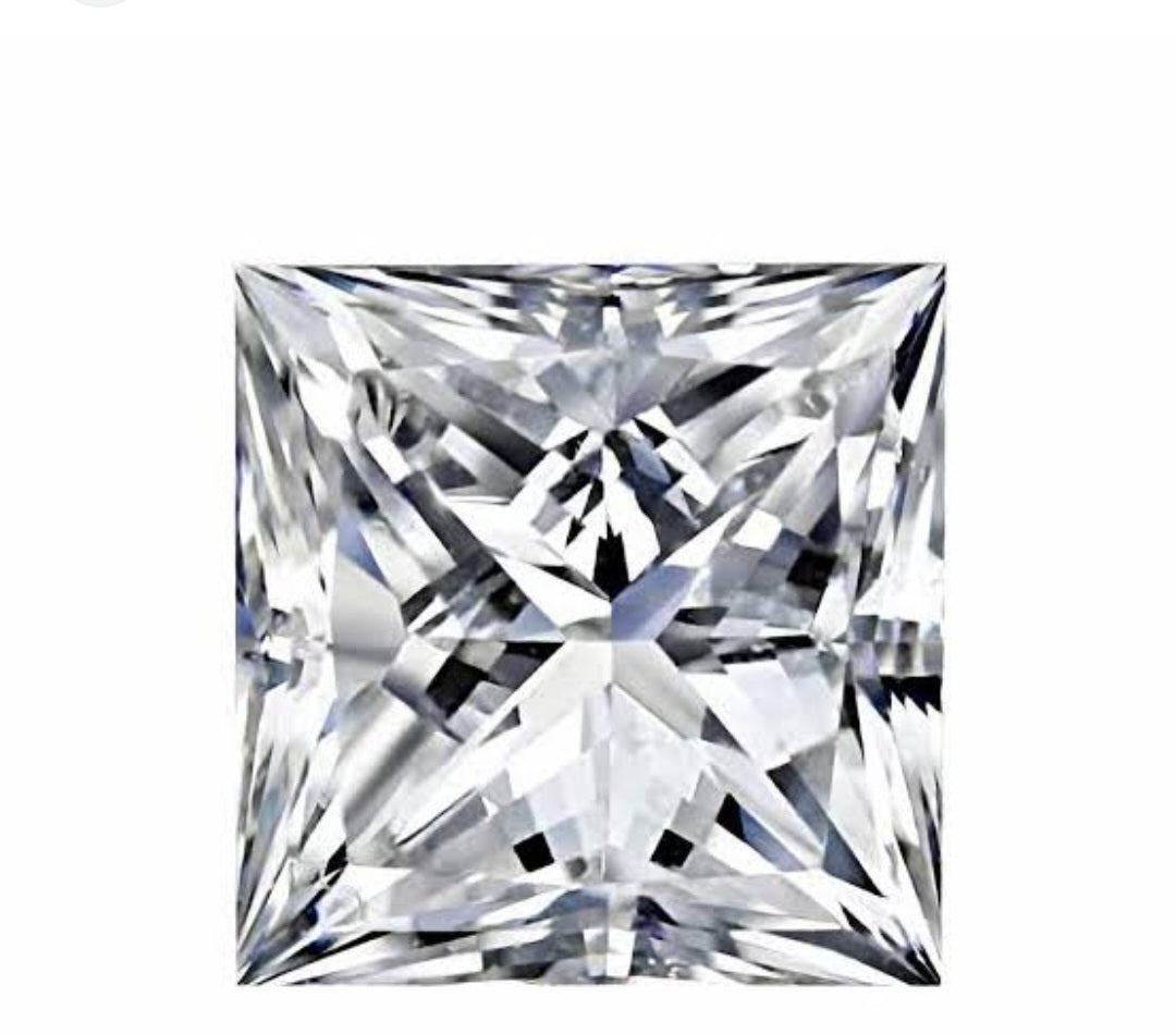 princess cut moissanite