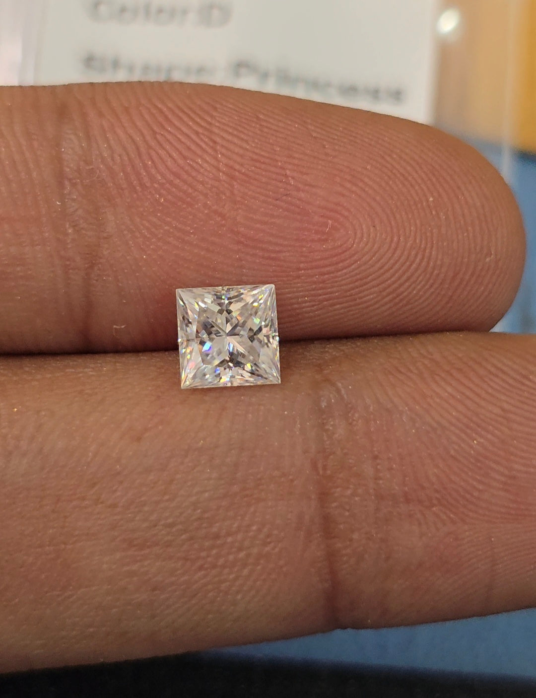 princess cut moissanite