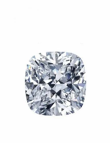 Cushion cut moissanite