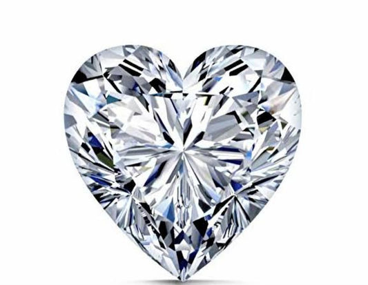Heart shape moissanite