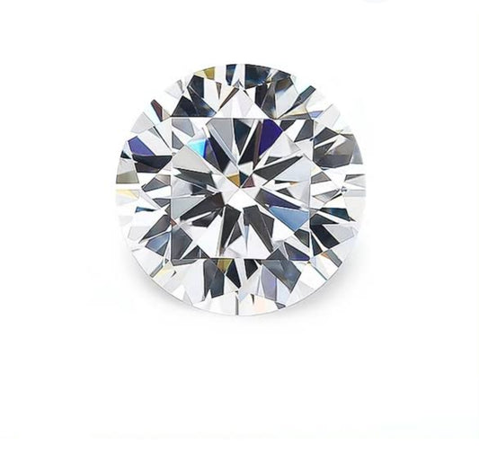 Round cut Moissanite