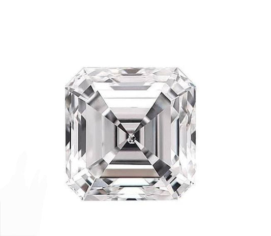 Asscher cut Moissanite